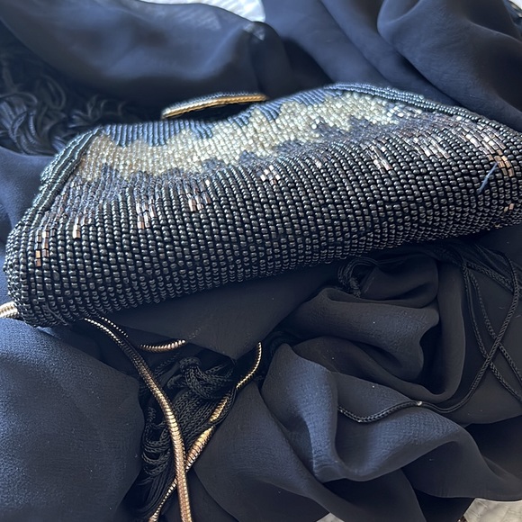 Inge Christopher beaded black and gold evening bag - Picture 7 of 13